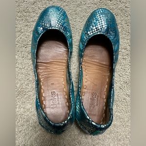 Tieks Custom Mermaid Turquoise